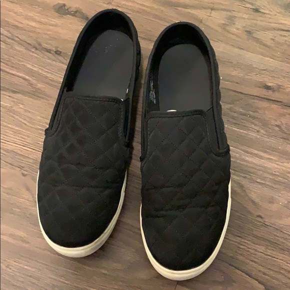 target black slip on shoes